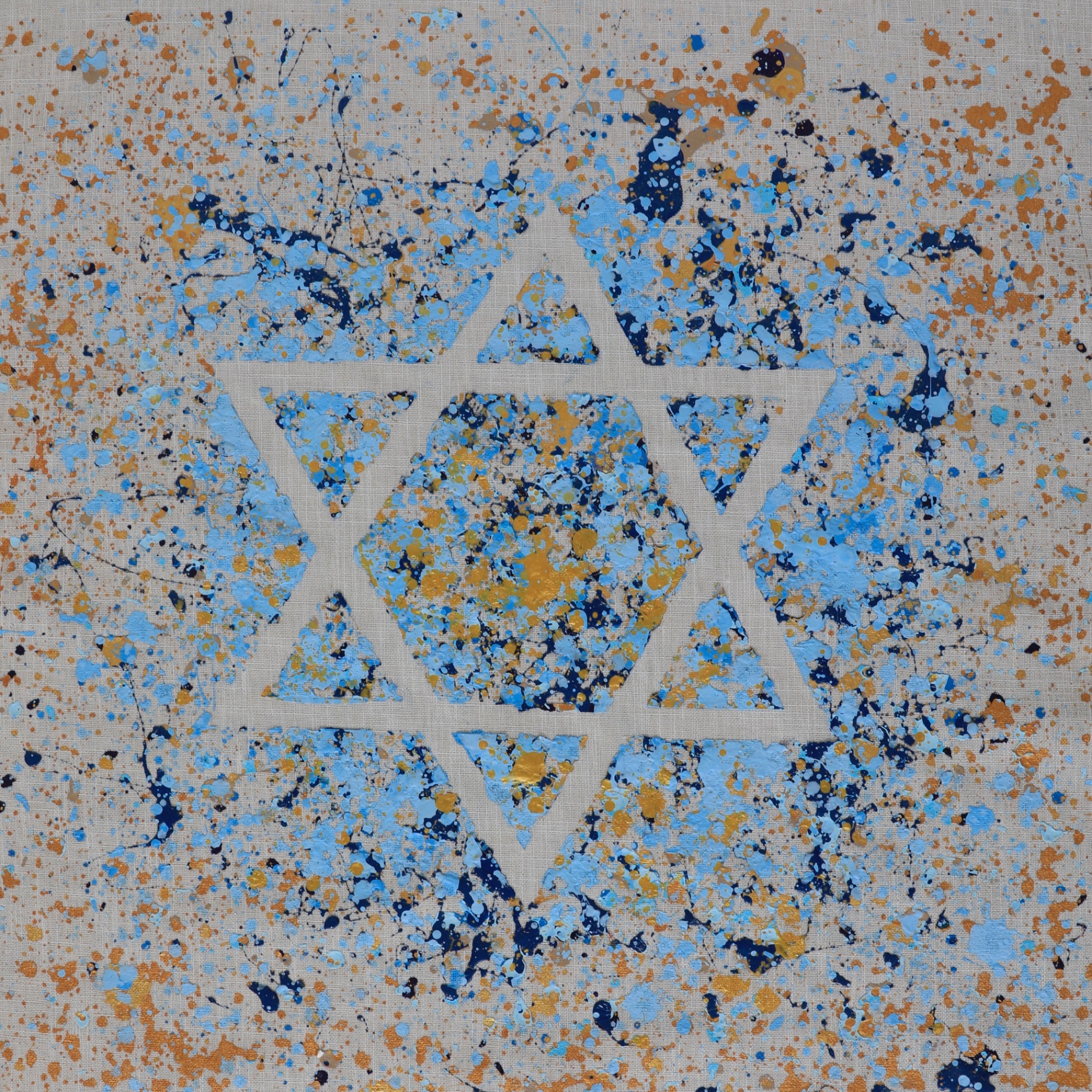 Star of David — Azure